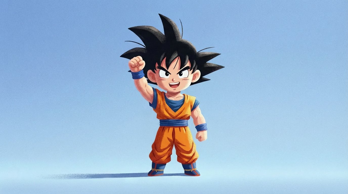 Nano Banana Pro - Dragon Ball Z Style Q-version Pseudo 3D Illustration (8)؛ عکس ساخته‌شده با هوش مصنوعی و پرامپت فارسی در Axeto