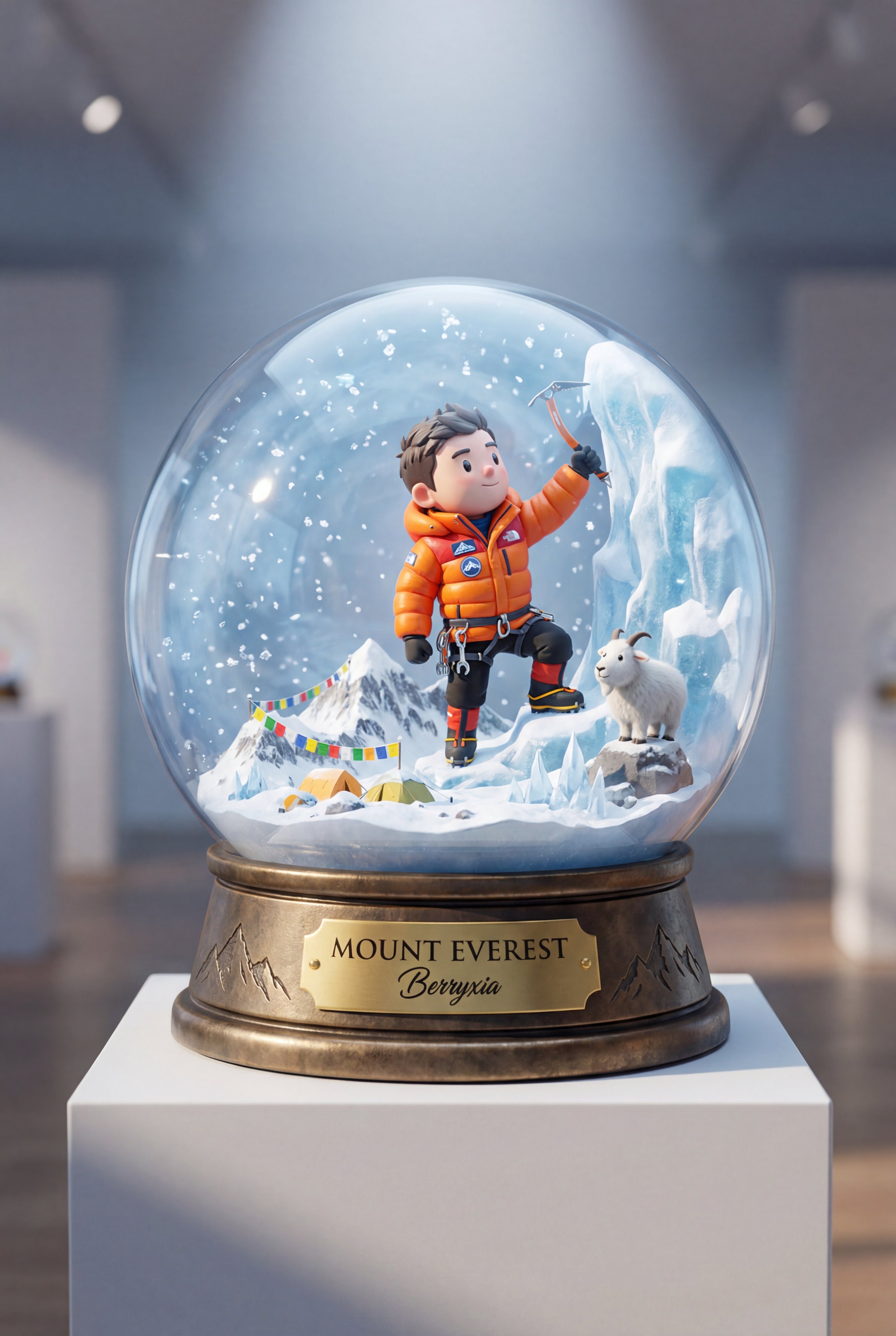 Childhood Snow Globe Memory (2)؛ عکس ساخته‌شده با هوش مصنوعی و پرامپت فارسی در Axeto