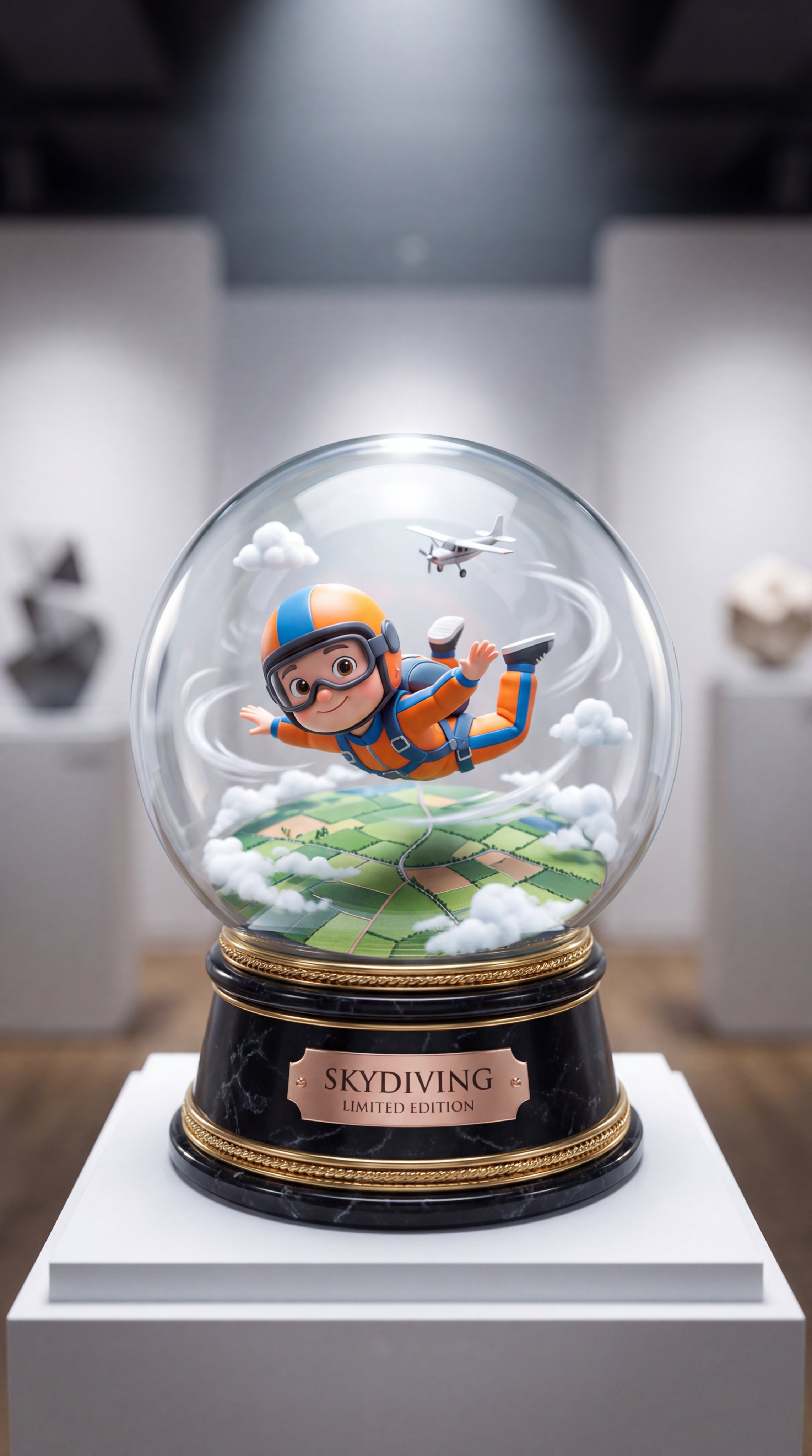 Childhood Snow Globe Memory (3)؛ عکس ساخته‌شده با هوش مصنوعی و پرامپت فارسی در Axeto