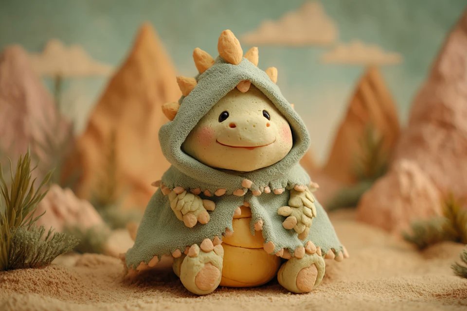 Playful Claymation Baby (1)؛ عکس ساختهشده با هوش مصنوعی و پرامپت فارسی در Axeto
