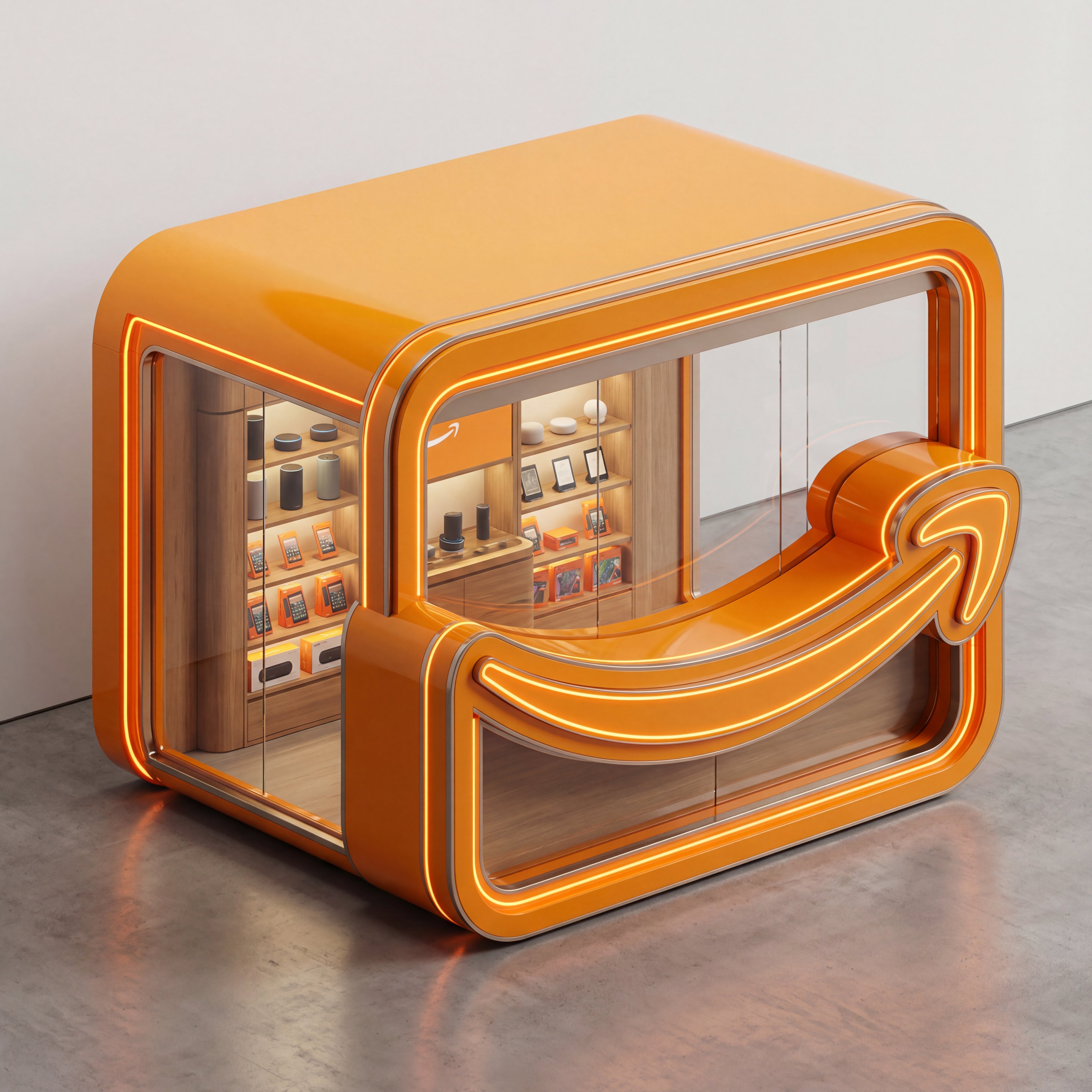 3D Micro Brand Store Concept with Nano Banana Pro (1)؛ عکس ساخته‌شده با هوش مصنوعی و پرامپت فارسی در Axeto