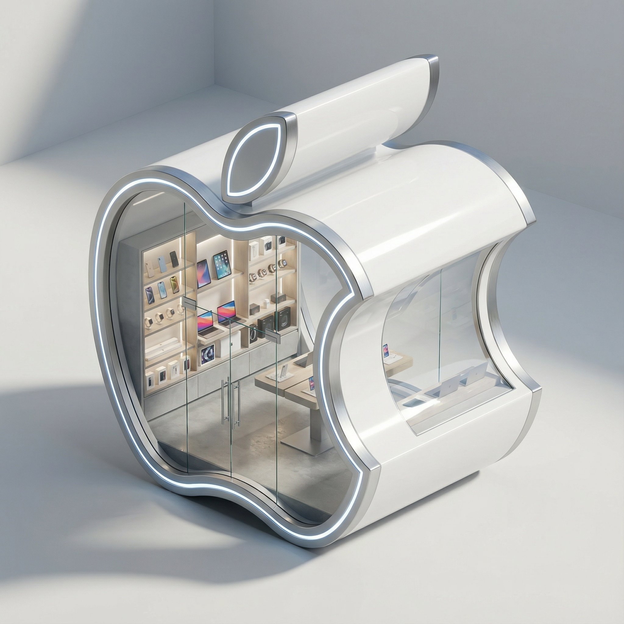 3D Micro Brand Store Concept with Nano Banana Pro (2)؛ عکس ساختهشده با هوش مصنوعی و پرامپت فارسی در Axeto