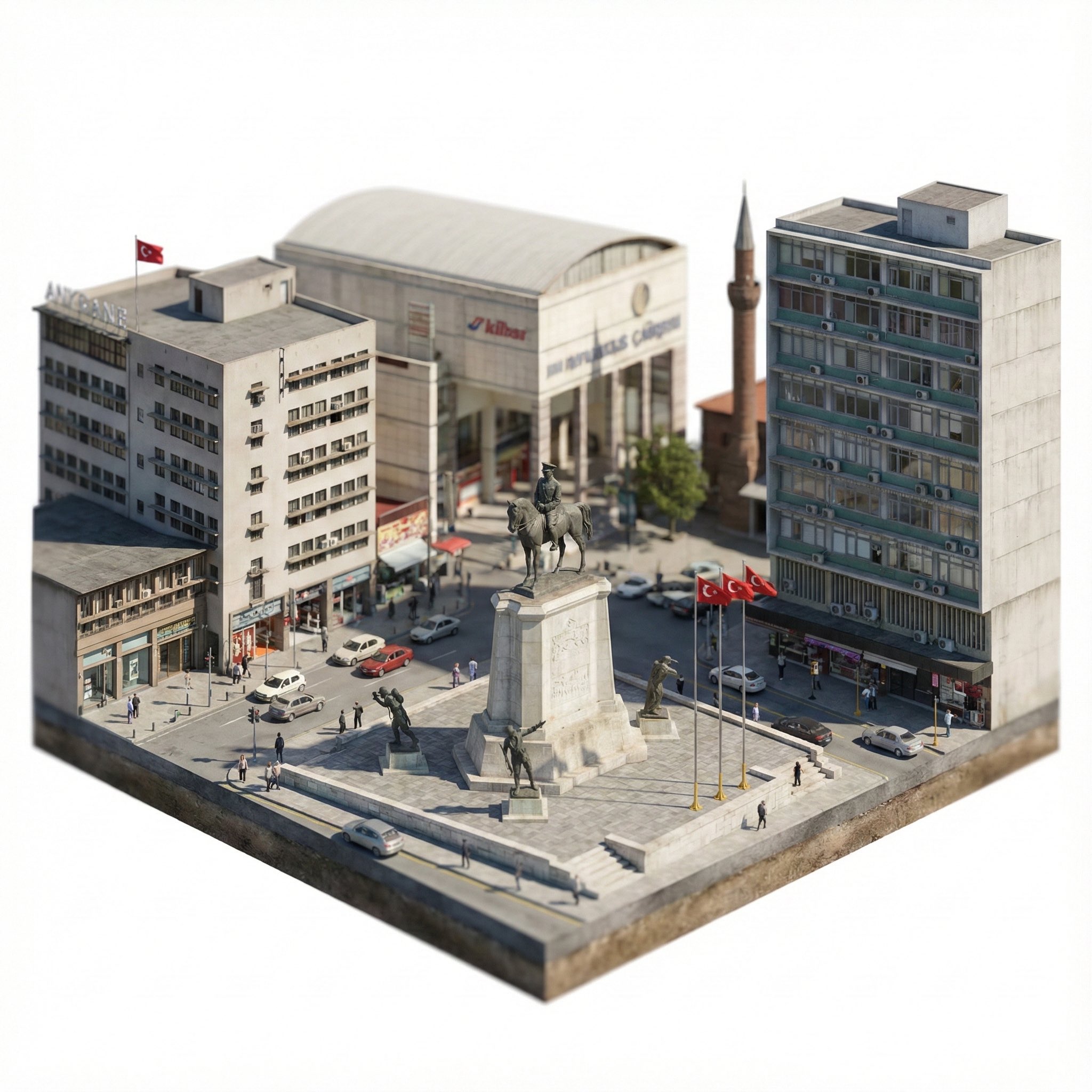 Ultra-realistic Isometric Diorama Based on the Uploaded Image (2)؛ عکس ساختهشده با هوش مصنوعی و پرامپت فارسی در Axeto