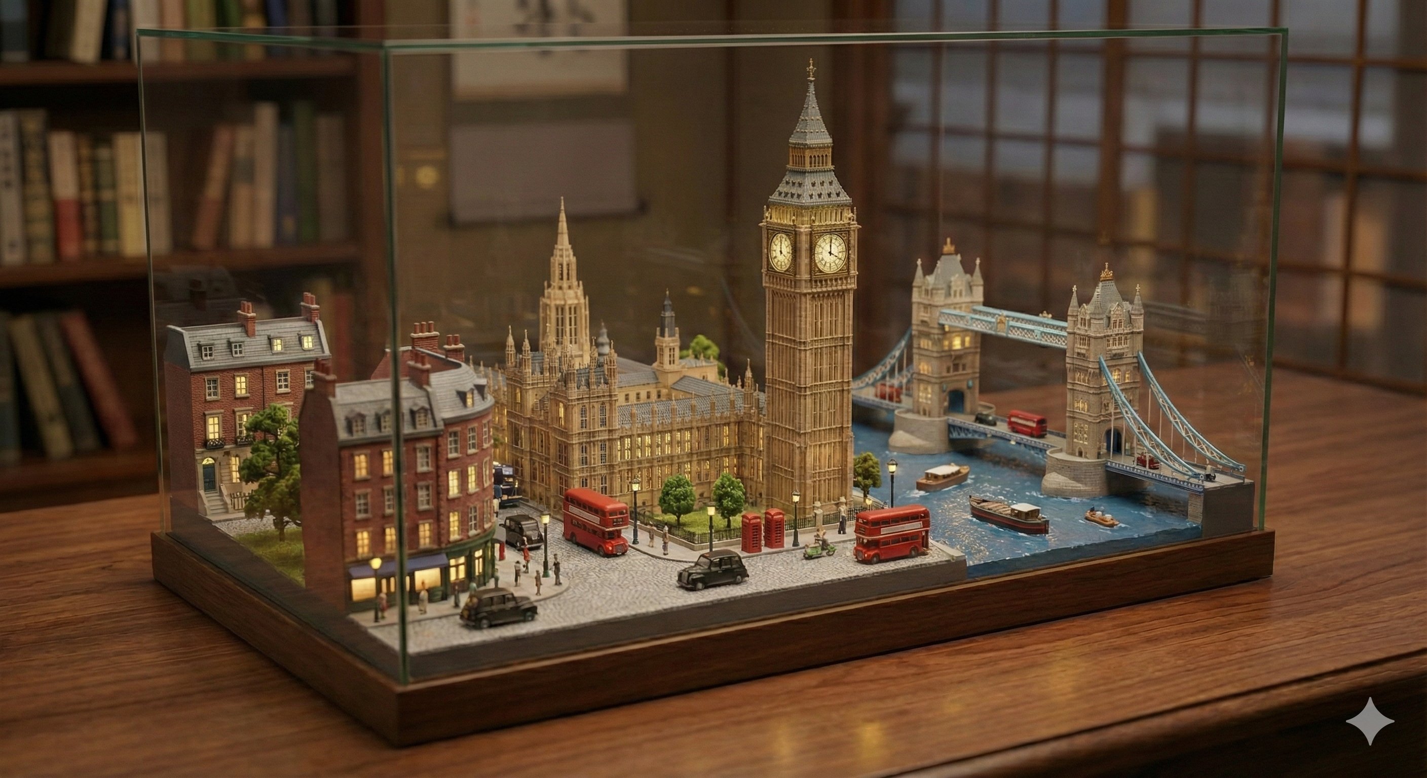 Miniature City World (3)؛ عکس ساخته‌شده با هوش مصنوعی و پرامپت فارسی در Axeto
