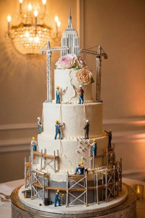 Dreamy Dessert Style - Cloud Cake Skyscraper؛ عکس ساخته‌شده با هوش مصنوعی و پرامپت فارسی در Axeto