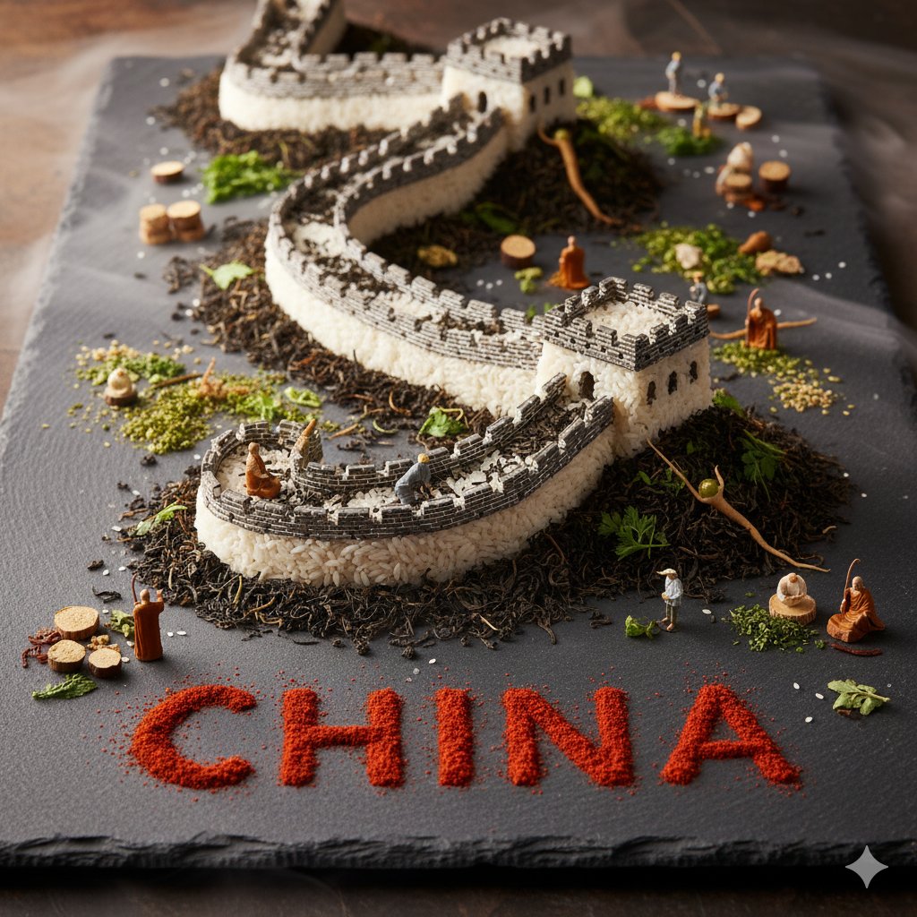 Food Art Scene of the Great Wall of China (2)؛ محتوای مرتبط هوش مصنوعی در Axeto