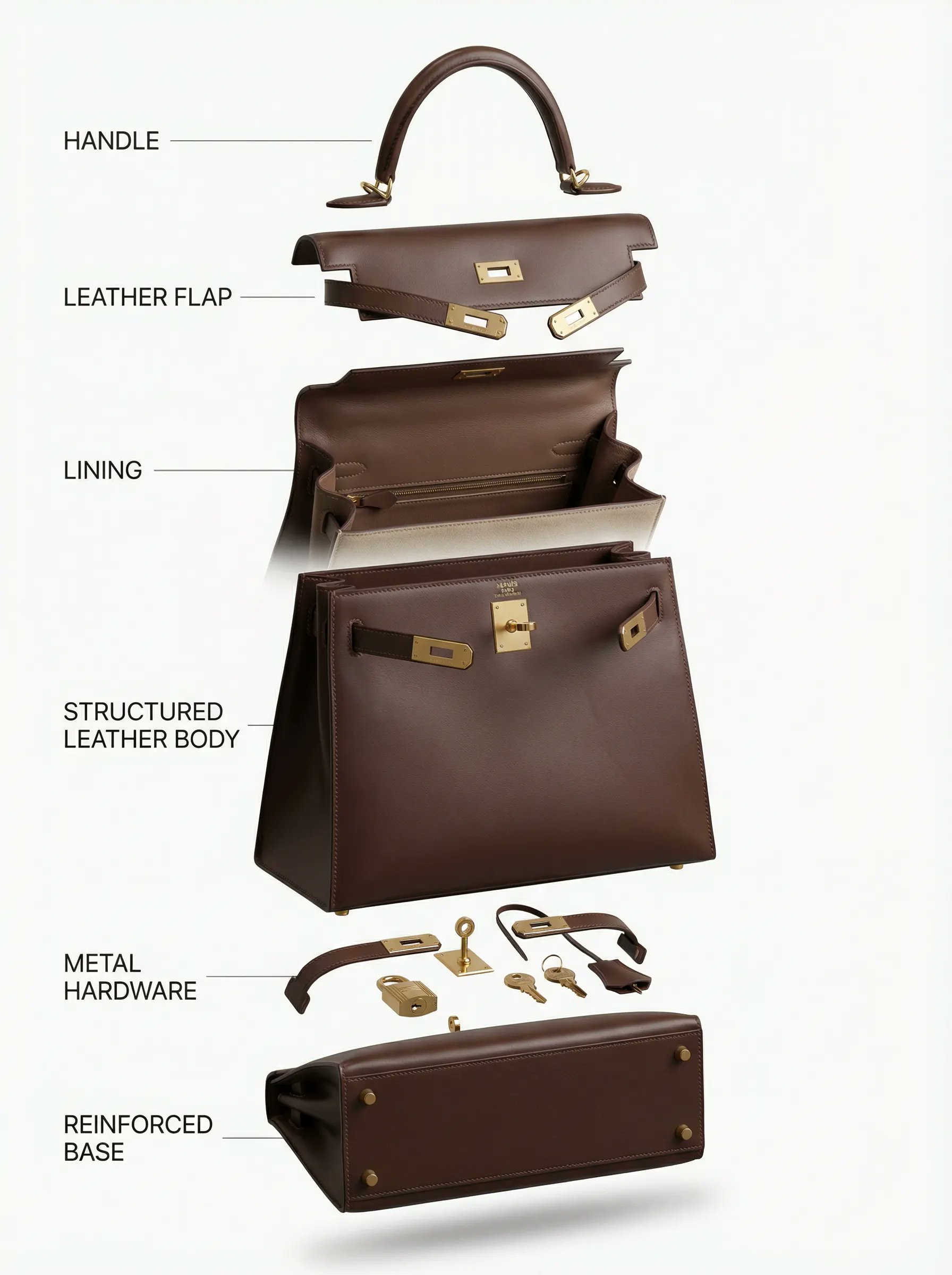 Luxury Leather Handbag Exploded Structure Animation (video)؛ محتوای مرتبط هوش مصنوعی در Axeto