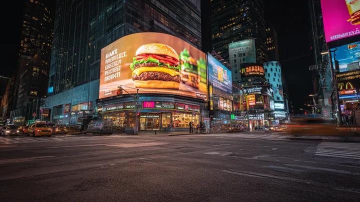 Ultra-realistic Cinematic Night Cityscape Inspired by Times Square, New York (video)؛ محتوای مرتبط هوش مصنوعی در Axeto