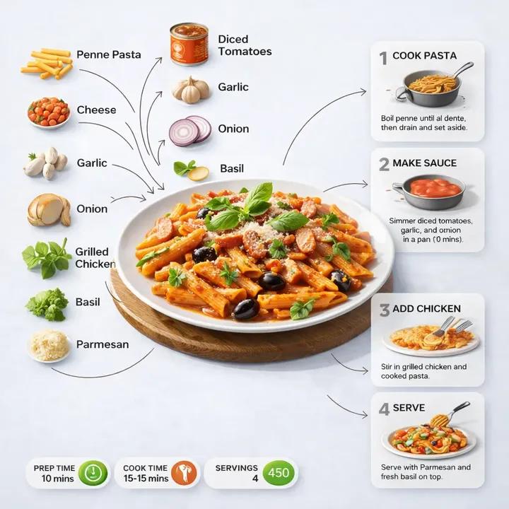 Modern Cinematic Pasta Recipe (video)؛ محتوای مرتبط هوش مصنوعی در Axeto
