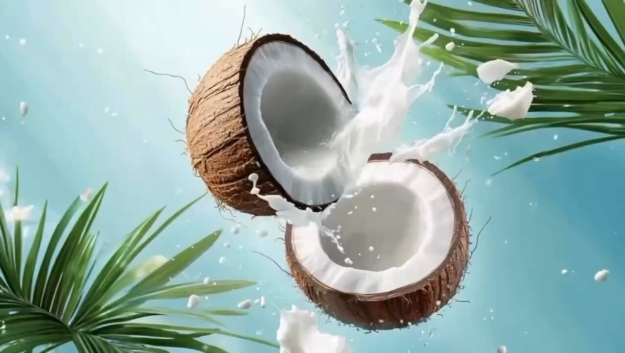 Coconut Cracking Moment (video)؛ محتوای مرتبط هوش مصنوعی در Axeto