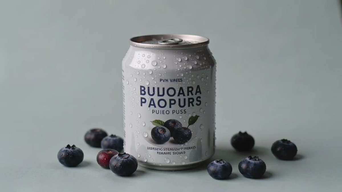 Kling 2.5 Turbo - Blueberry Bubble Tea Can Product Photography (video)؛ محتوای مرتبط هوش مصنوعی در Axeto