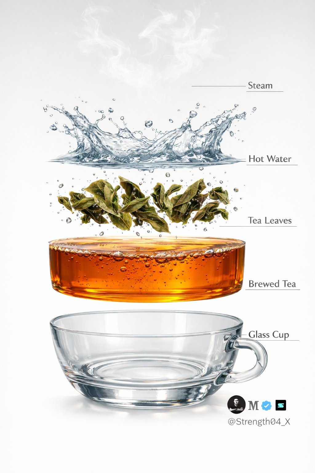 Hyper-realistic Tea Art Photography and Infographic (video)؛ محتوای مرتبط هوش مصنوعی در Axeto