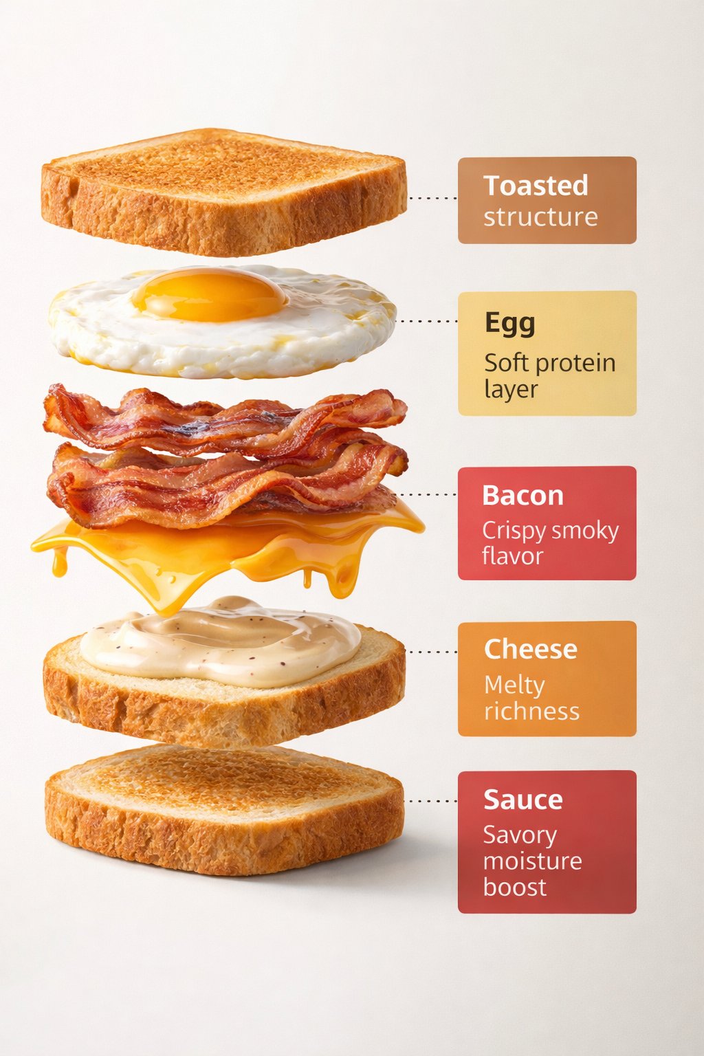 Breakfast Sandwich Exploded View (video)؛ محتوای مرتبط هوش مصنوعی در Axeto
