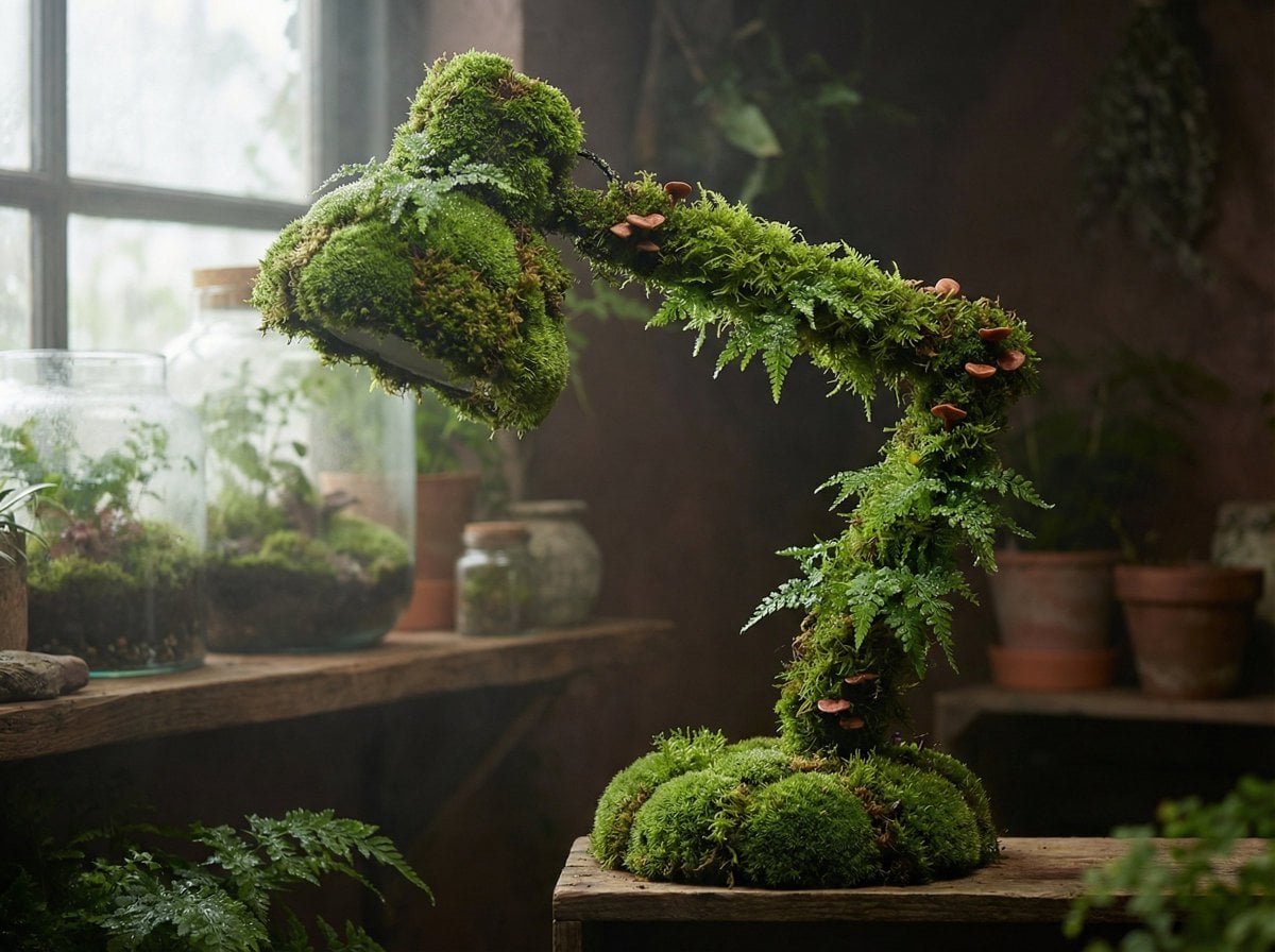 A [PRODUCT] rendered as if entirely grown from living moss, perfectly maintainin…؛ پرامپت فارسی برای ساخت عکس با هوش مصنوعی