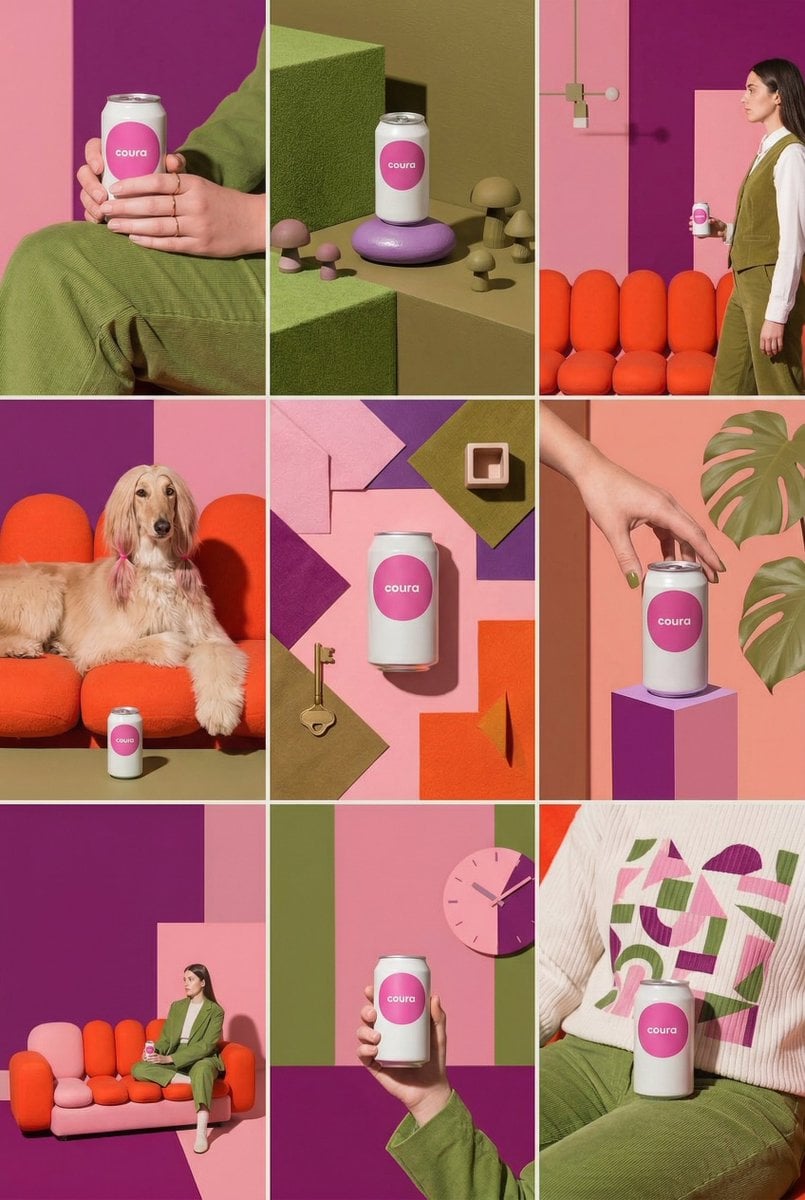Create a 9-image Instagram feed for this product in [the same aesthetic]. Use di…؛ پرامپت مشابه برای ساخت عکس با هوش مصنوعی