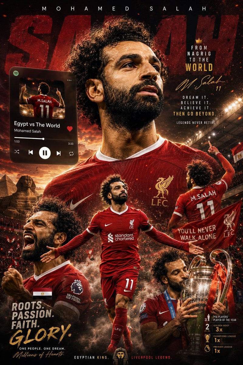 Create an ultra-realistic 8K football legend wallpaper in a premium Spotify × Ap… (3)؛ محتوای مرتبط هوش مصنوعی در Axeto