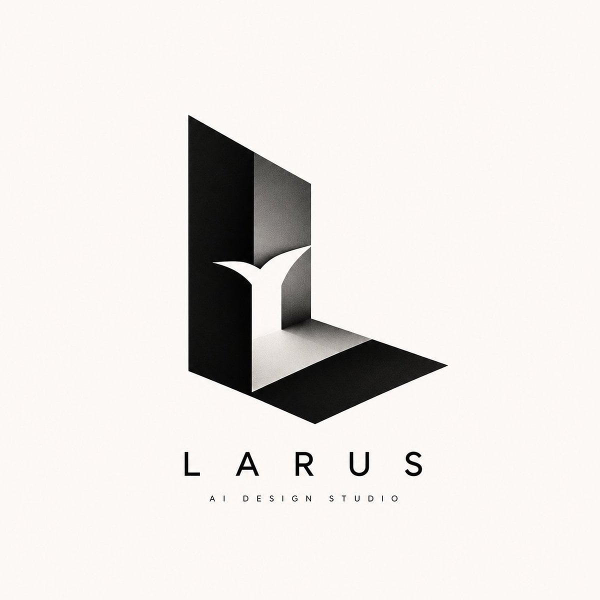 Create a clean premium logo design for [Brand Name] based on the letter [Core Le…؛ پرامپت فارسی برای ساخت عکس با هوش مصنوعی