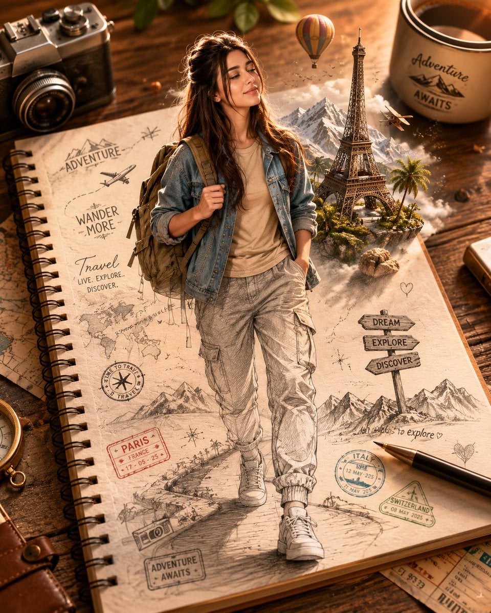 Create a stunning ultra-realistic 3D illusion artwork using the uploaded face as…؛ عکس ساختهشده با هوش مصنوعی و پرامپت فارسی در Axeto