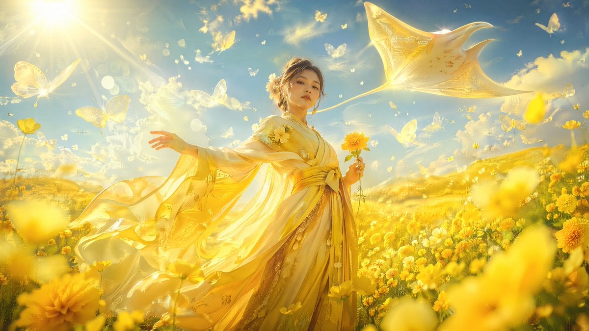 A professional photograph captured from an extreme low-angle shot, reimagined in…؛ پرامپت مشابه برای ساخت عکس با هوش مصنوعی