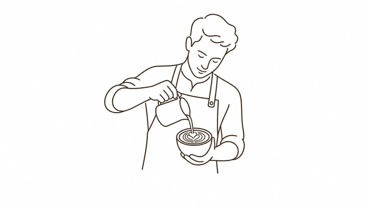 Premium monoline illustration of [Subject], uniform line weight, elegant curves,…؛ پرامپت فارسی برای ساخت عکس با هوش مصنوعی