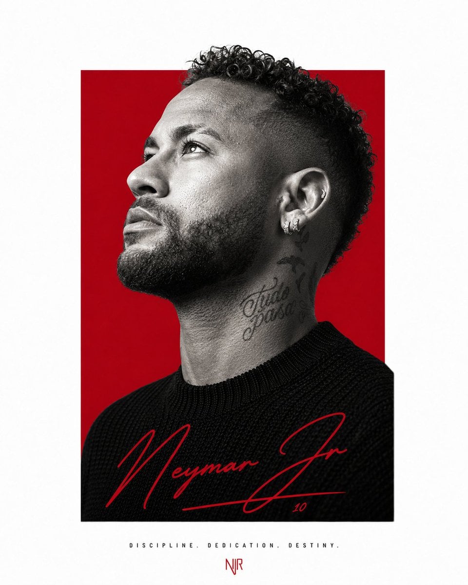 Minimalist editorial portrait poster design featuring a confident male athlete s… (1)؛ محتوای مرتبط هوش مصنوعی در Axeto