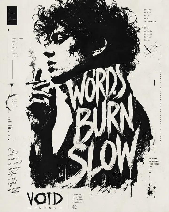 High-contrast black and white typographic portrait poster of [Human], shown in s… (2)؛ محتوای مرتبط هوش مصنوعی در Axeto
