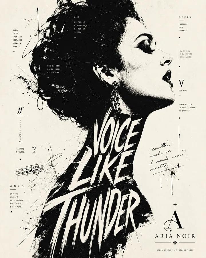 High-contrast black and white typographic portrait poster of [Human], shown in s… (3)؛ محتوای مرتبط هوش مصنوعی در Axeto
