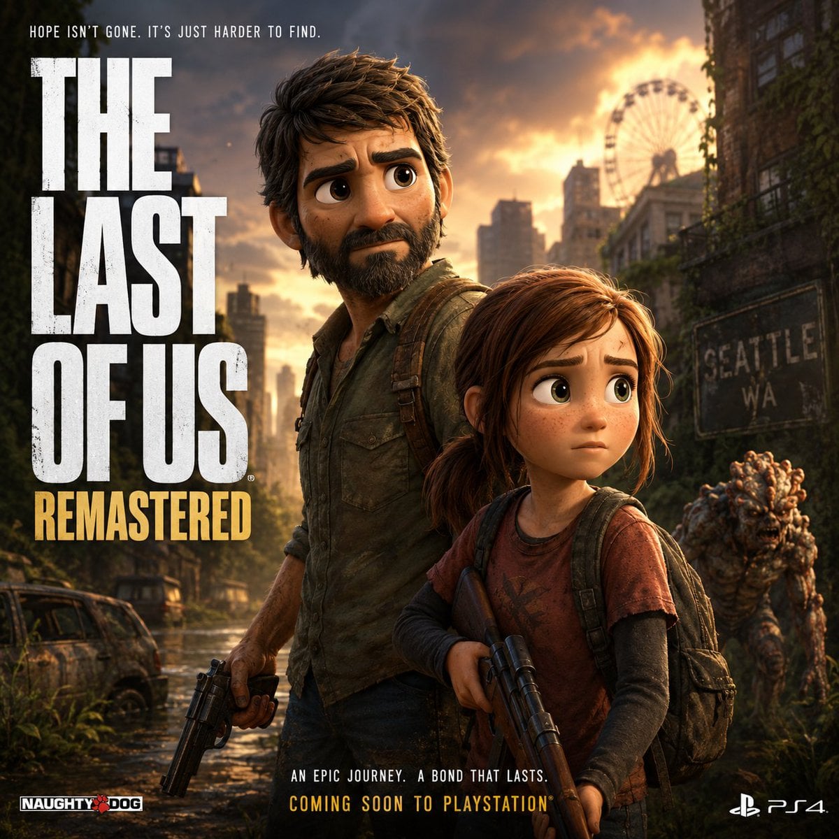 Pixar-style movie poster reimagining of the video game [Video Game]. Feature the… (1)؛ محتوای مرتبط هوش مصنوعی در Axeto