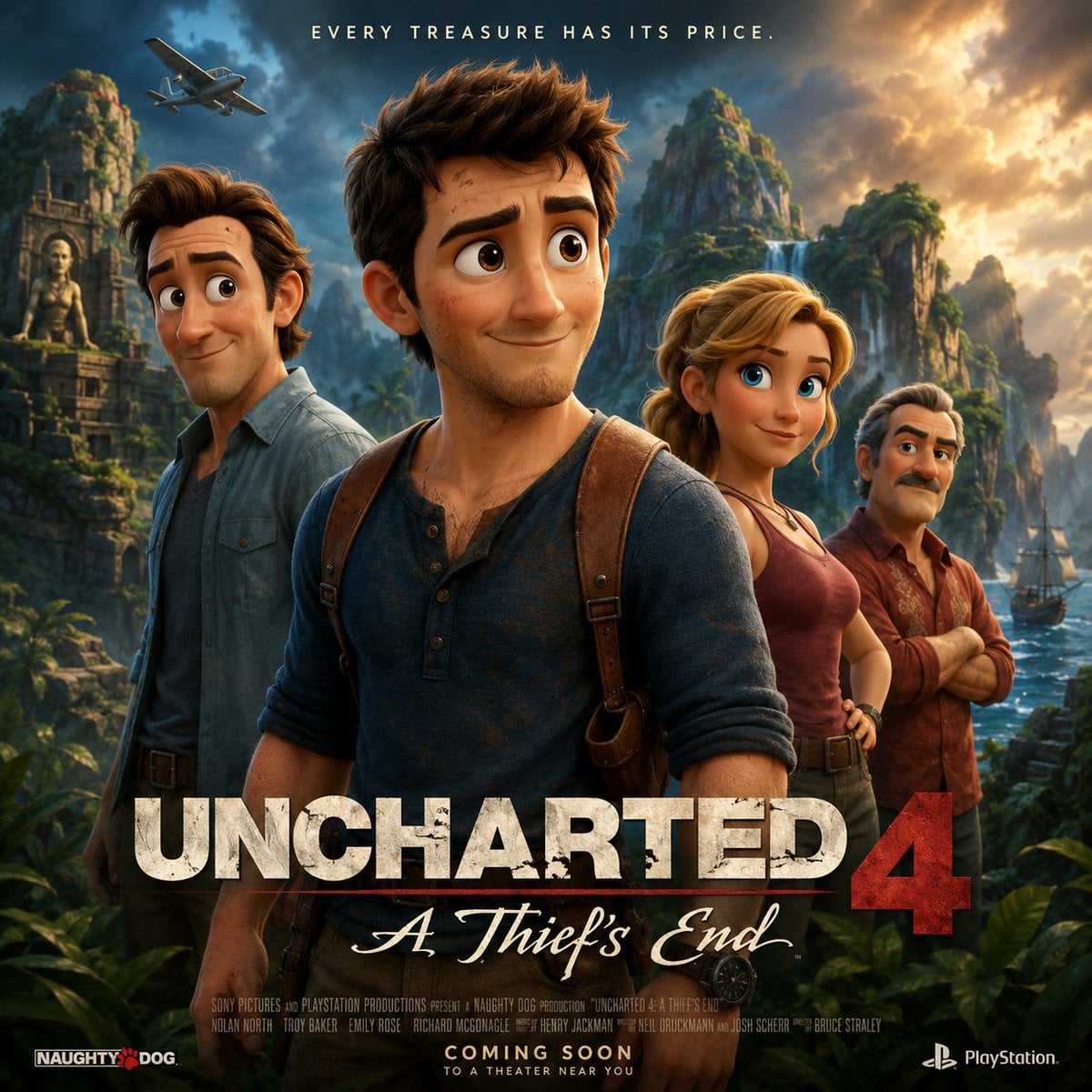 Pixar-style movie poster reimagining of the video game [Video Game]. Feature the… (2)؛ محتوای مرتبط هوش مصنوعی در Axeto