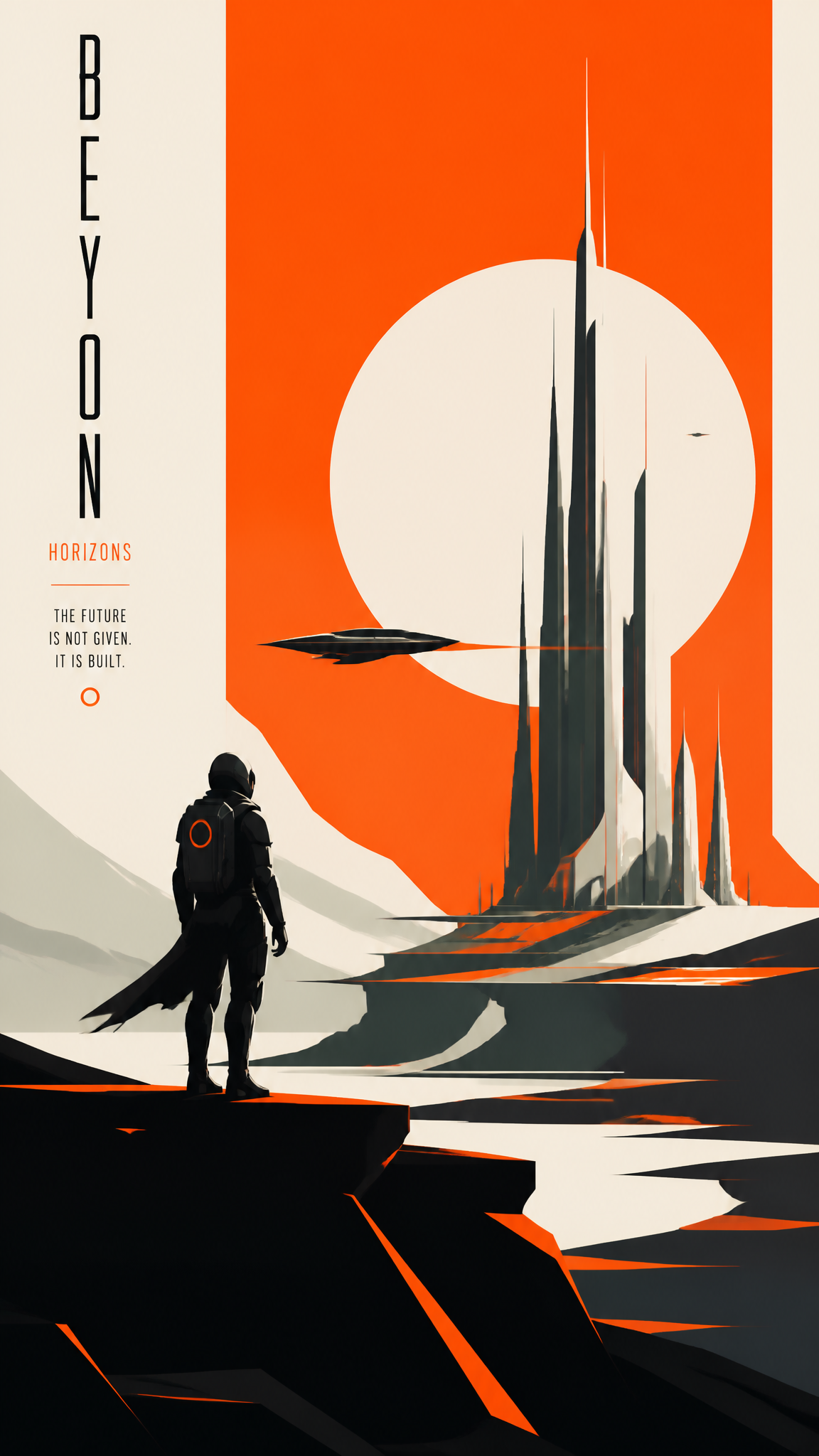 This prompt generates highly stylized, minimalist representations of futuristic …؛ پرامپت فارسی برای ساخت عکس با هوش مصنوعی