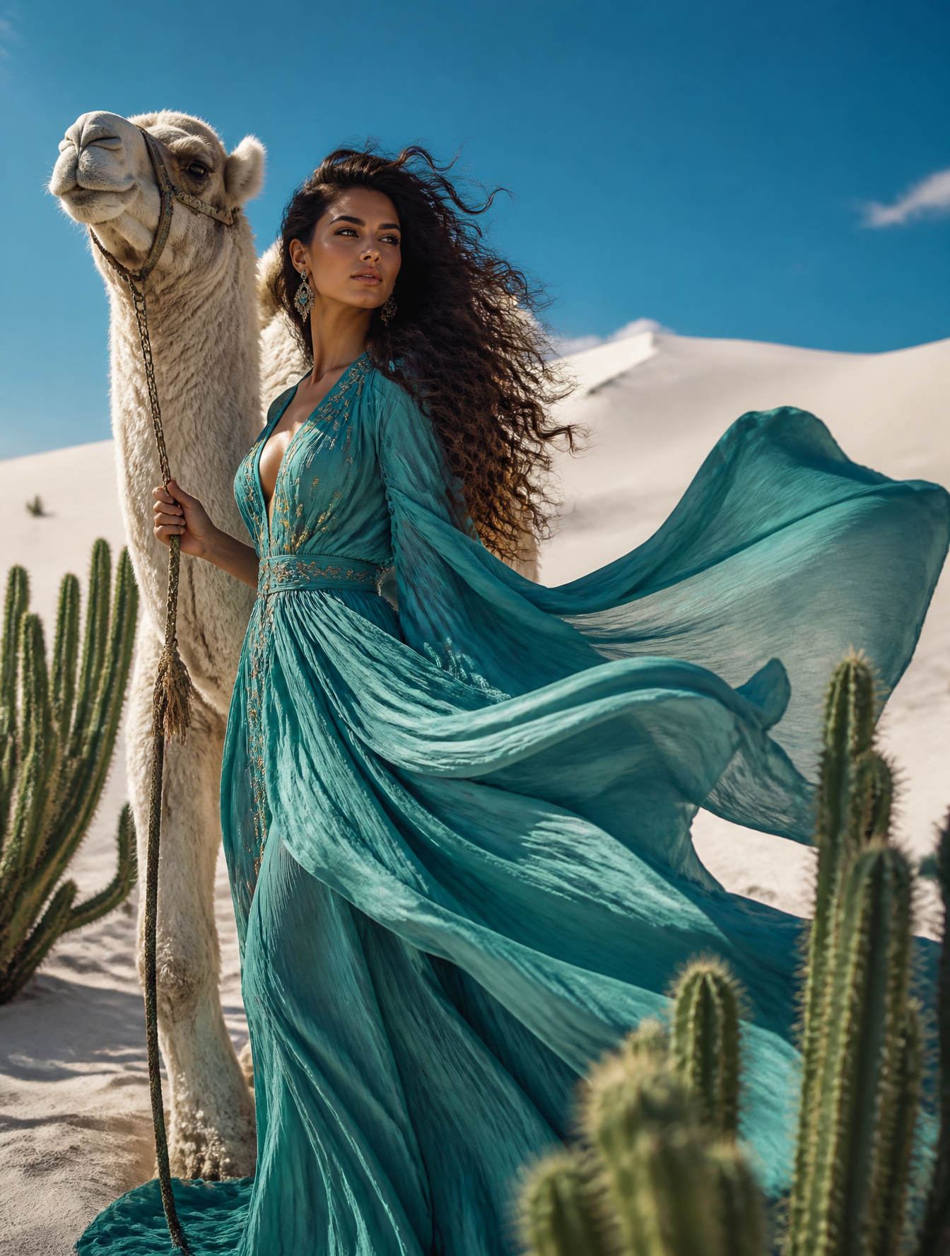 Cinematic high-fashion editorial photography, ultra-realistic and highly detaile…؛ محتوای مرتبط هوش مصنوعی در Axeto