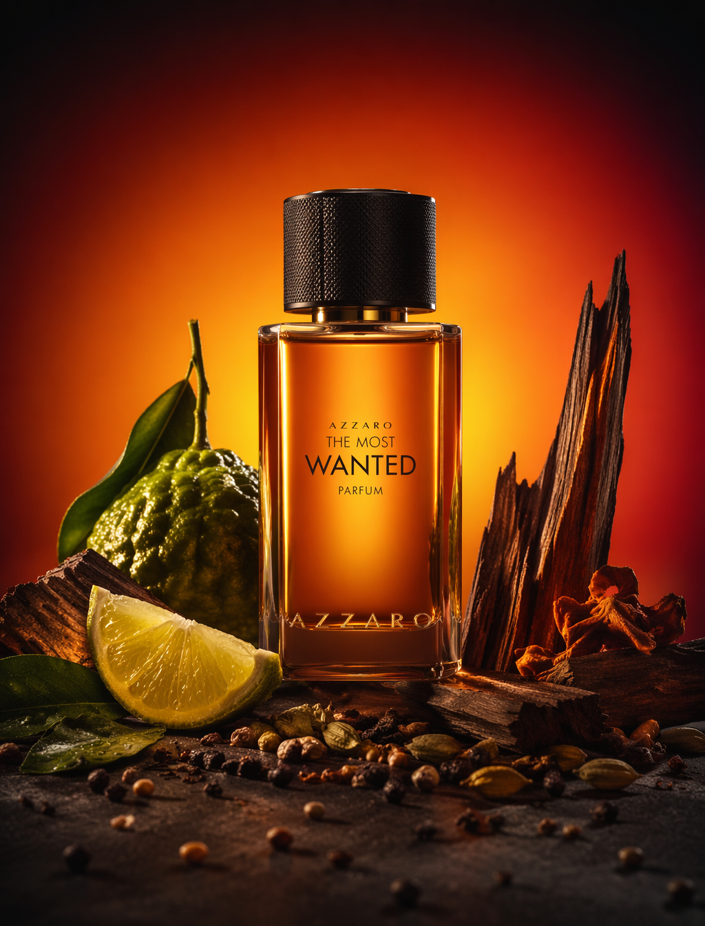 Editorial perfume photography poster. studio design set: notes random spices see…؛ عکس ساختهشده با هوش مصنوعی و پرامپت فارسی در Axeto