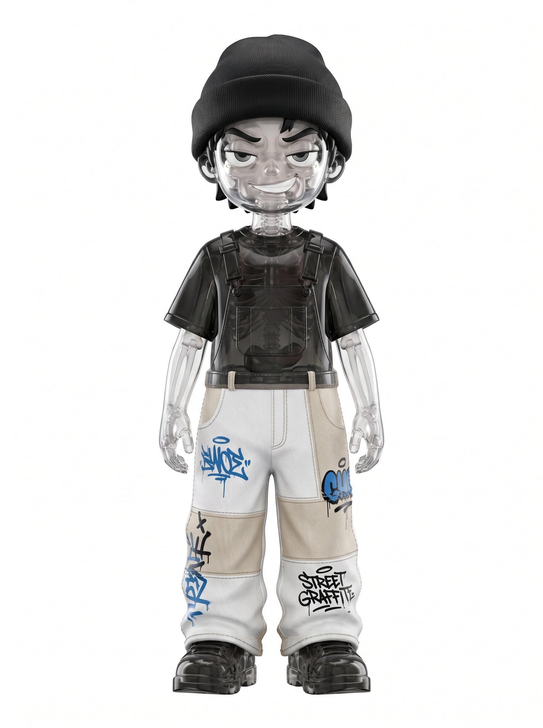 Art blind box toy, panoramic full body shot, Gen Z trendy boy image, with a play...؛ محتوای مرتبط هوش مصنوعی در Axeto