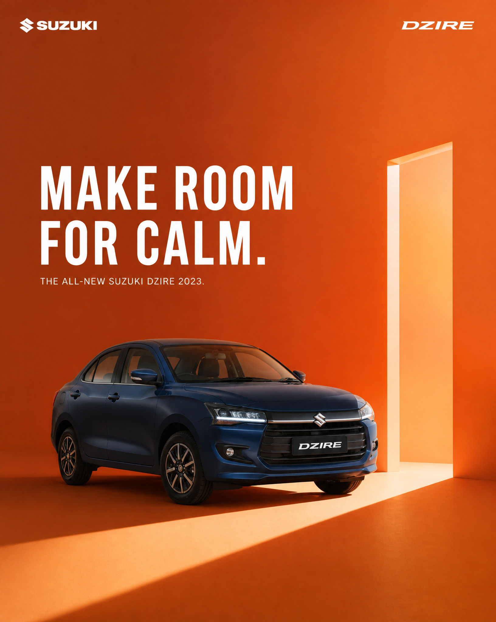 Create an ultra-premium conceptual automotive campaign poster for Suzuki Dzire 2…؛ پرامپت فارسی برای ساخت عکس با هوش مصنوعی