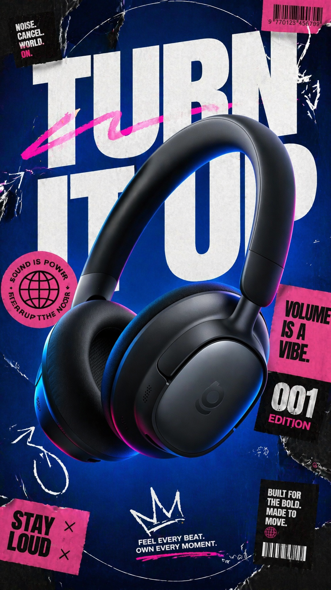 A premium 9:16 streetwear accessories advertising poster.Central Subject: A sing…؛ محتوای مرتبط هوش مصنوعی در Axeto