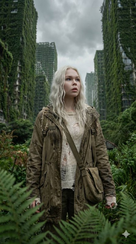 Using the provided portrait as the foundation, create a vertical cinematic image…