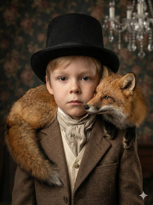 Hyper-realistic waist-up portrait of a 5-year-old boy (Do not change or distort …