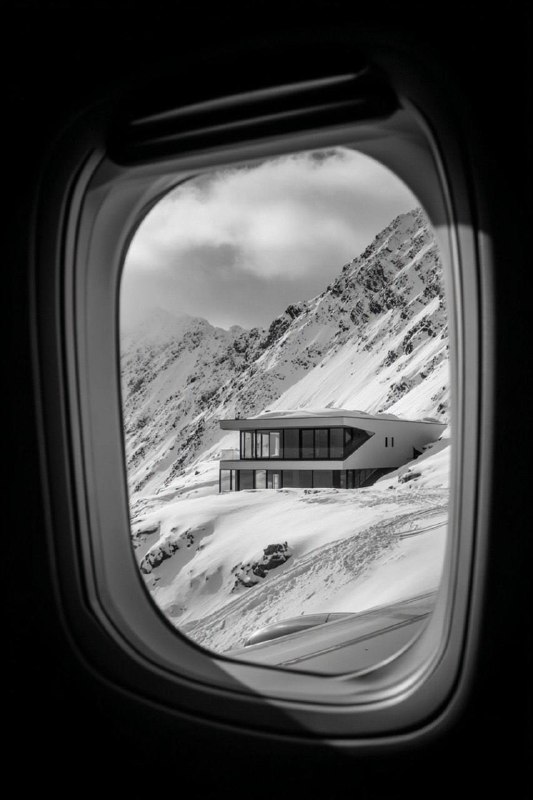 a window looking out an airplane and you can see a 4k image of a futuistic, very…