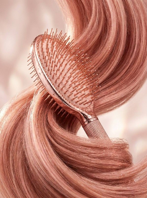 Professional beauty product photography, hair care brand campaign, [PRODUCT: com…